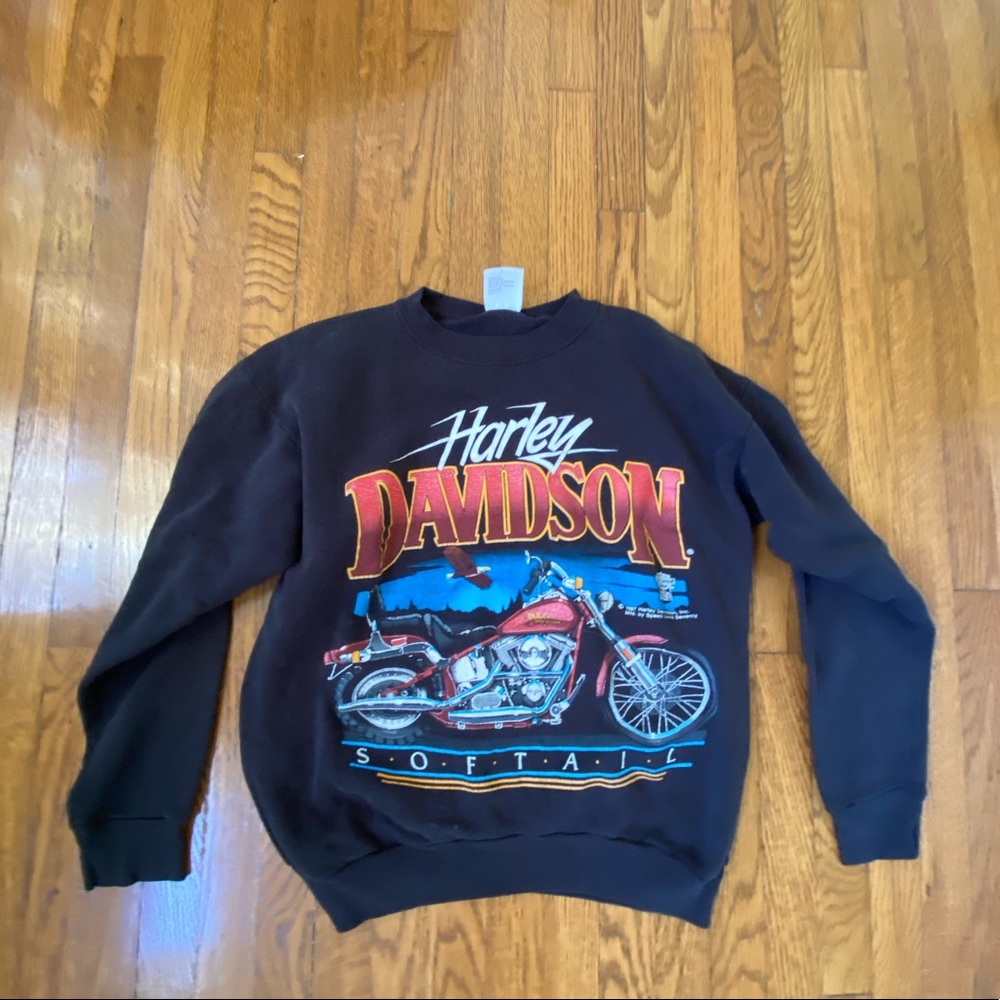Vintage Harley Davidson sweatshirt sz L